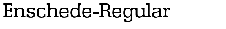 Enschede-Regular