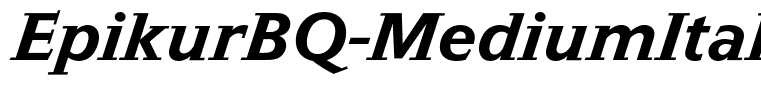 EpikurBQ-MediumItalic