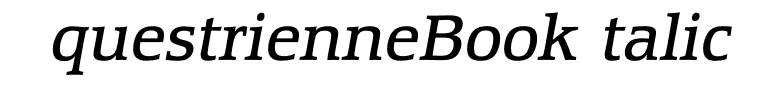 EquestrienneBookItalic