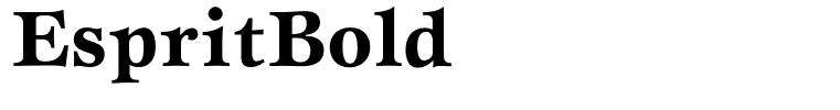 EspritBold