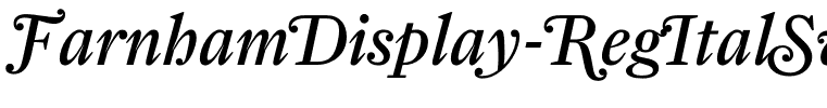 FarnhamDisplay-RegItalSwash