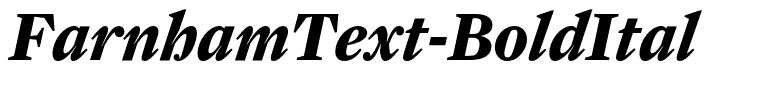 FarnhamText-BoldItal
