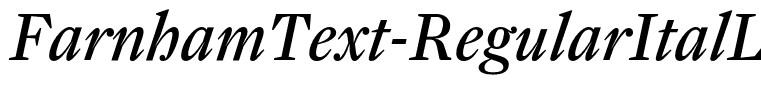 FarnhamText-RegularItalLF