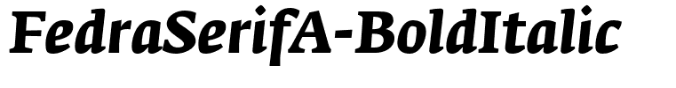 FedraSerifA-BoldItalic