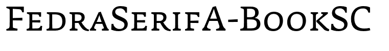 FedraSerifA-BookSC