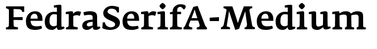 FedraSerifA-Medium