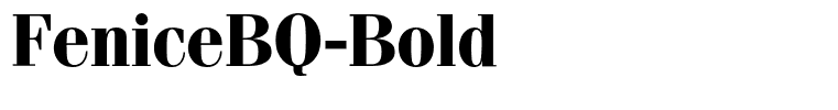 FeniceBQ-Bold