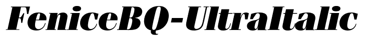 FeniceBQ-UltraItalic