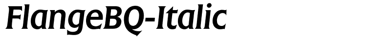 FlangeBQ-Italic