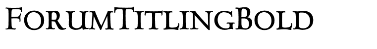 ForumTitlingBold