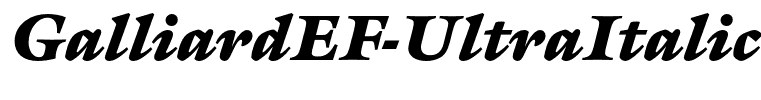GalliardEF-UltraItalic