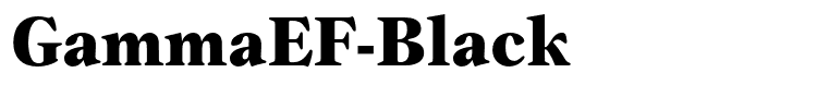 GammaEF-Black