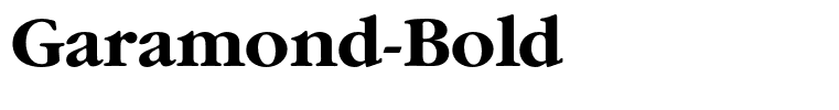 Garamond-Bold