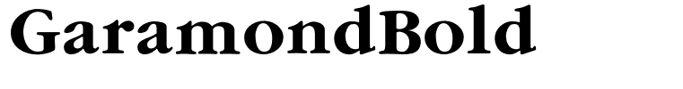 GaramondBold