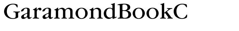 GaramondBookC