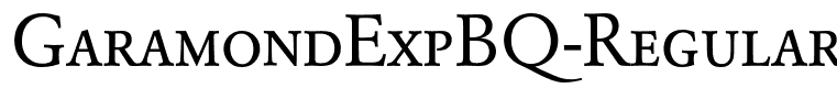 GaramondExpBQ-Regular