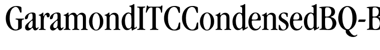 GaramondITCCondensedBQ-Book