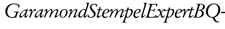 GaramondStempelExpertBQ-ItalicOsF