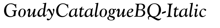 GoudyCatalogueBQ-Italic
