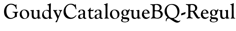 GoudyCatalogueBQ-Regular