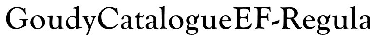 GoudyCatalogueEF-Regular