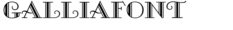 GalliaFont