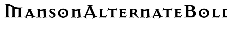 MansonAlternateBold