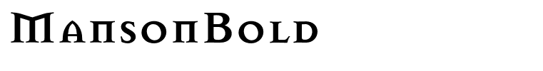 MansonBold