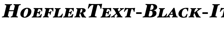 HoeflerText-Black-Italic-SC