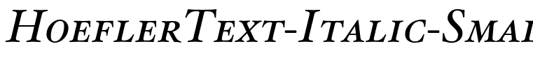 HoeflerText-Italic-SmallCaps