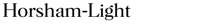 Horsham-Light