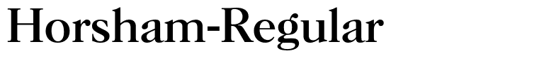 Horsham-Regular