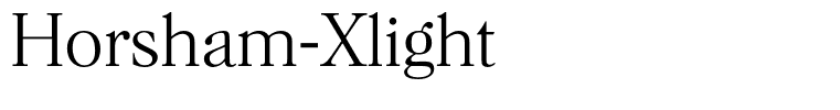 Horsham-Xlight