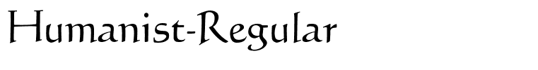 Humanist-Regular