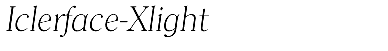 Iclerface-Xlight