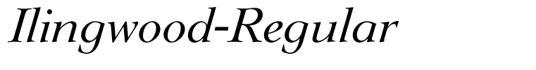 Ilingwood-Regular