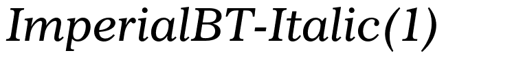 ImperialBT-Italic(1)