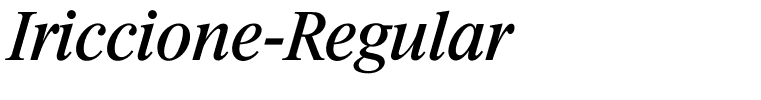 Iriccione-Regular
