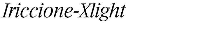 Iriccione-Xlight