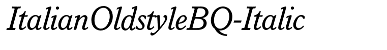 ItalianOldstyleBQ-Italic