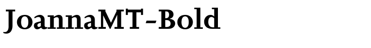 JoannaMT-Bold