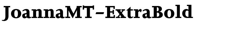 JoannaMT-ExtraBold