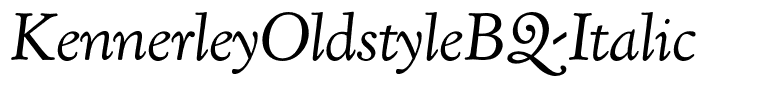 KennerleyOldstyleBQ-Italic