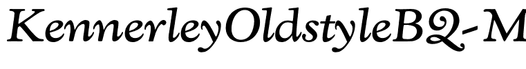 KennerleyOldstyleBQ-MediumItalic