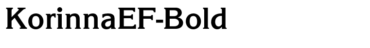 KorinnaEF-Bold