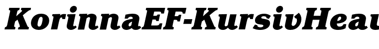 KorinnaEF-KursivHeavy