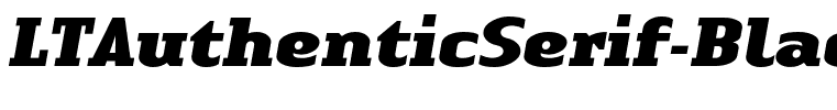 LTAuthenticSerif-BlackItalic