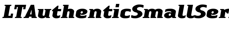 LTAuthenticSmallSerif-BlackIt