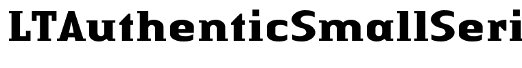LTAuthenticSmallSerif-Bold