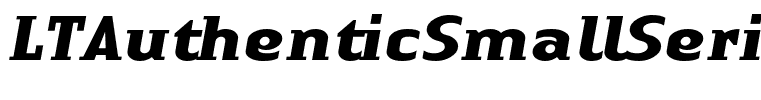 LTAuthenticSmallSerif-BoldIt